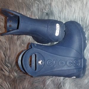 Toddler crocs rain boots